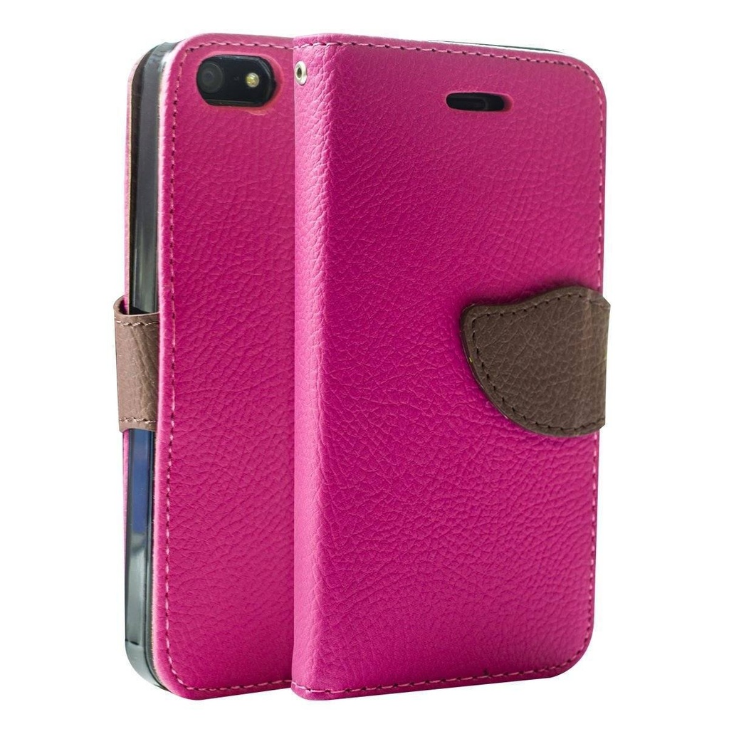 Wing Wallet Case for iPhone 5 - Pink