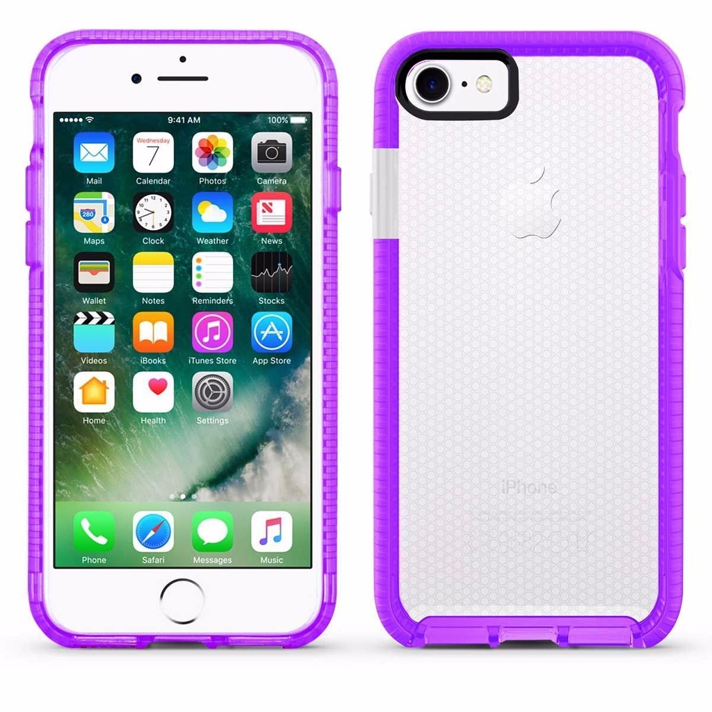 Elastic Dot Case  for iPhone 6/6S - Purple Edge