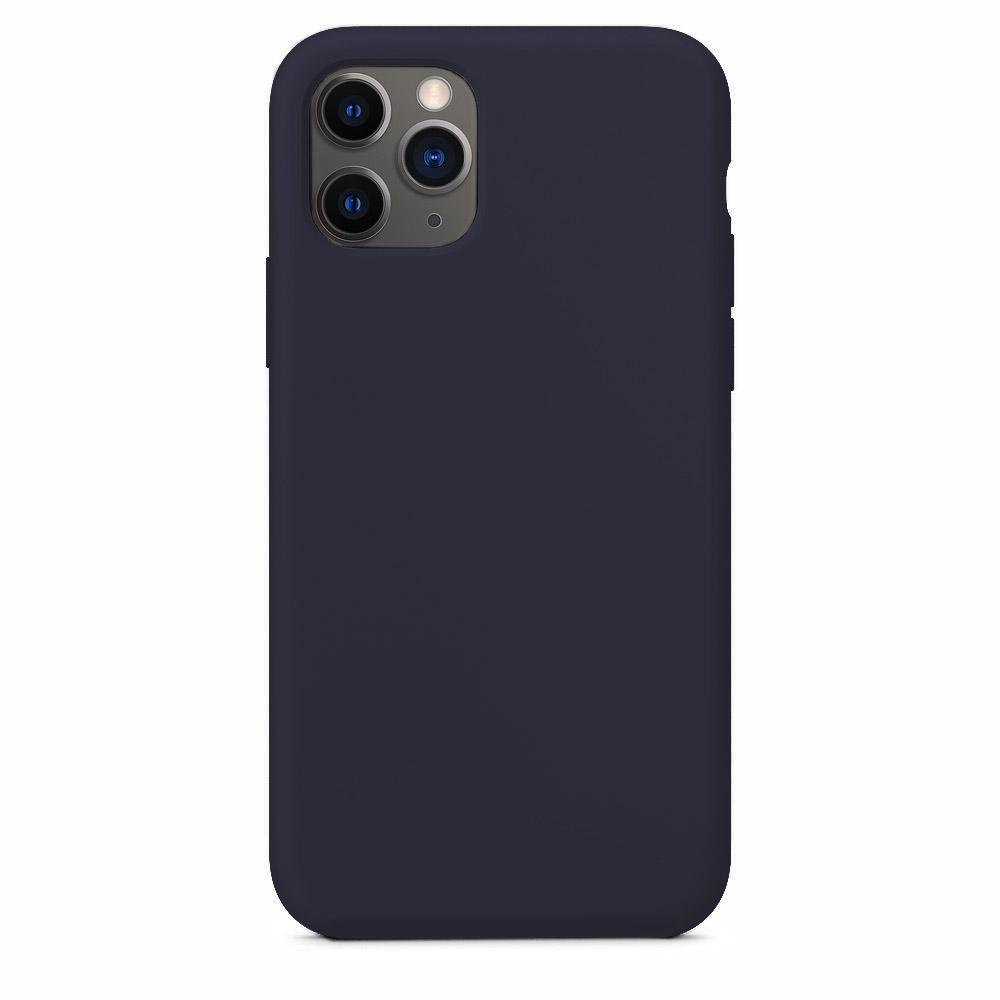 Premium Silicone Case for iPhone 11 Pro Max - Dark Blue