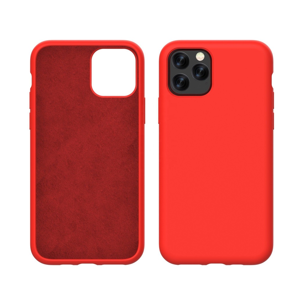 Premium Silicone Case for iPhone 11 Pro Max - Red