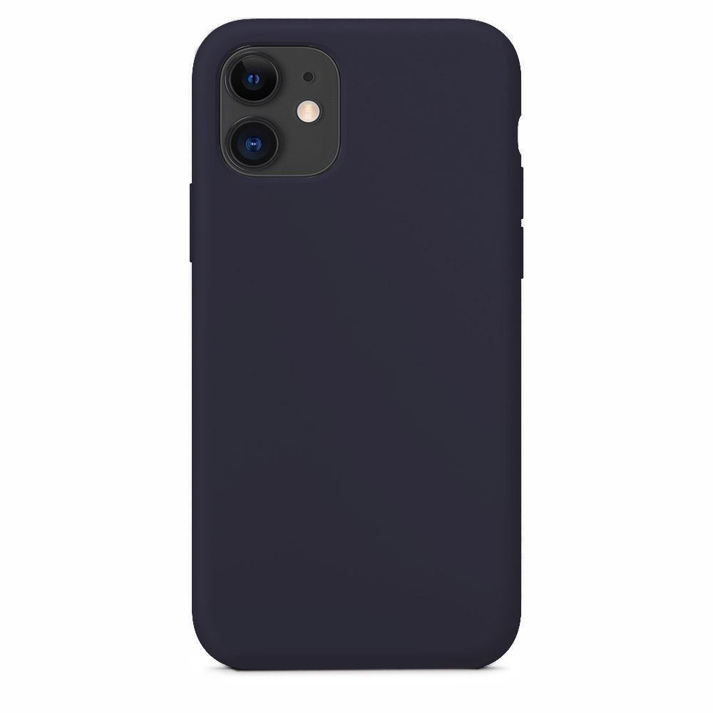 Premium Silicone Case for iPhone 11 - Dark Blue