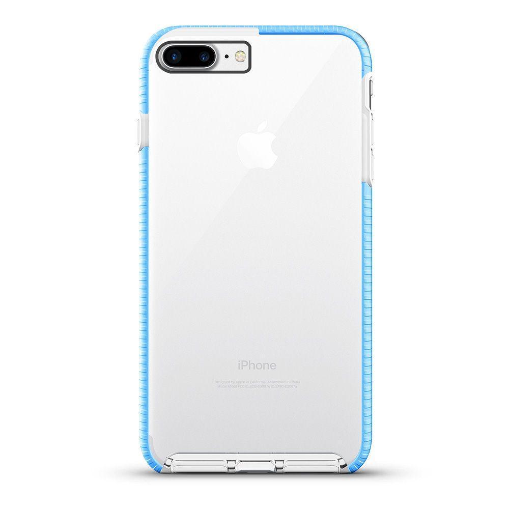 Elastic Clear Case  for iPhone 6/6S Plus - Blue Edge