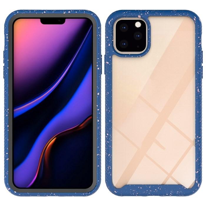 Sparkle Hard Shell 3N1 Back Case  for iPhone 11 Pro - Dark Blue