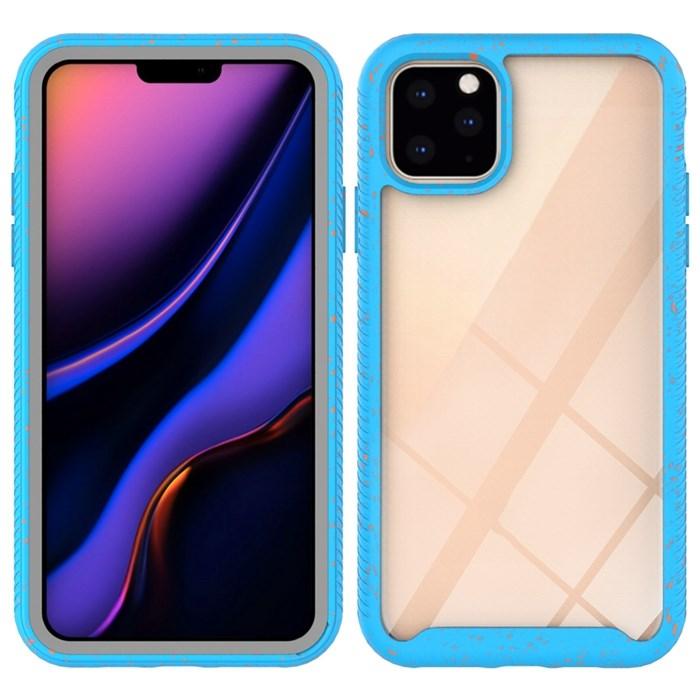 Sparkle Hard Shell 3N1 Back Case  for iPhone 11 Pro - Light Blue
