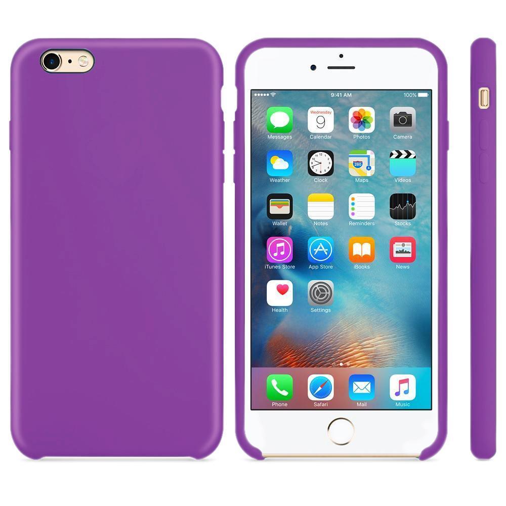 Premium Silicone Case for iPhone 6/6S - Purple