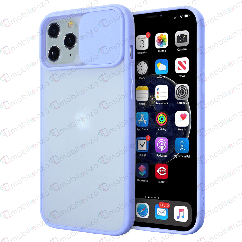Camera Protector Case for iPhone 12 (6.1) - Light Purple