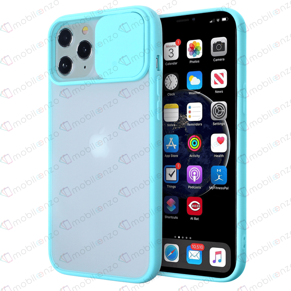 Camera Protector Case for iPhone 12 (6.1) - Light Teal