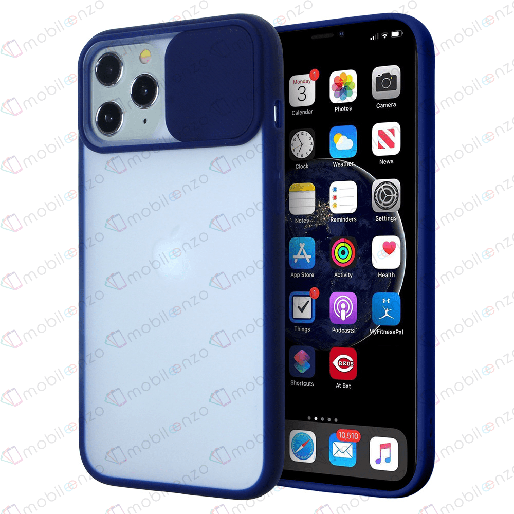 Camera Protector Case for iPhone 12 (6.1) - Navy Blue