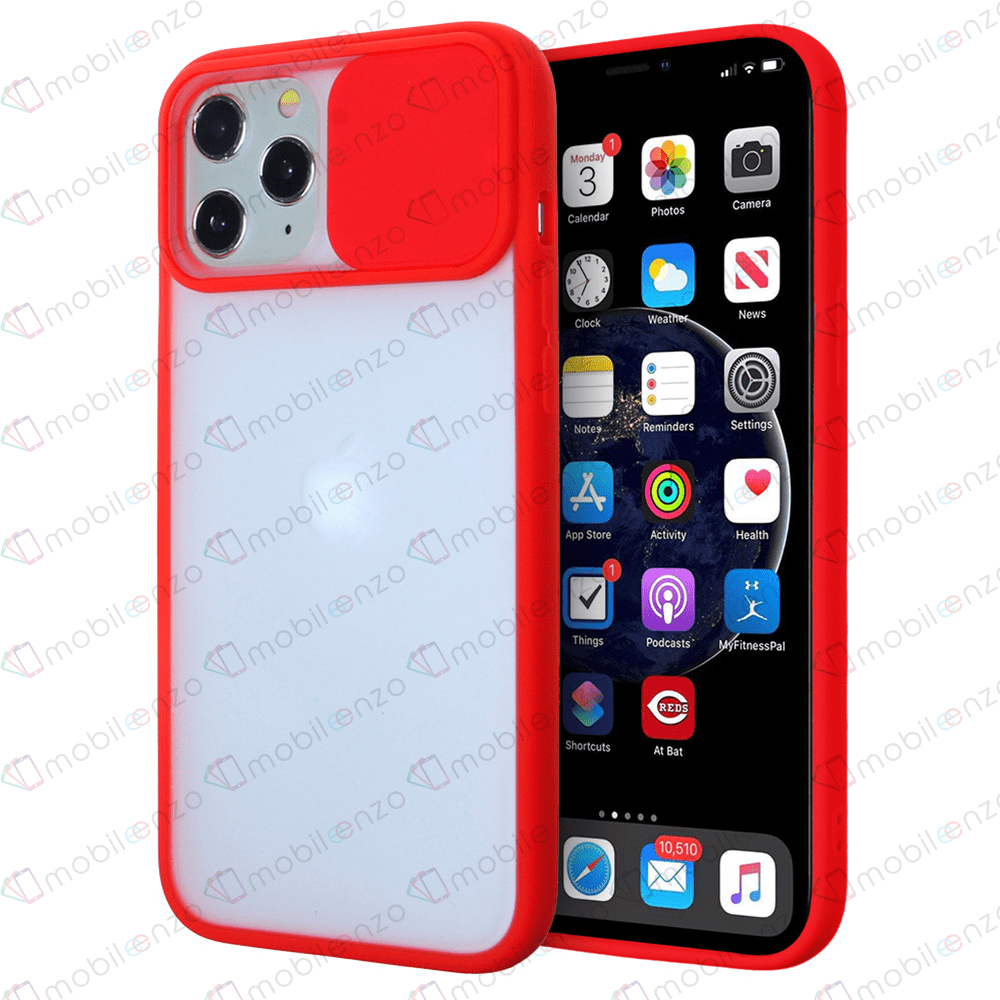 Camera Protector Case for iPhone 12 (6.1) - Red