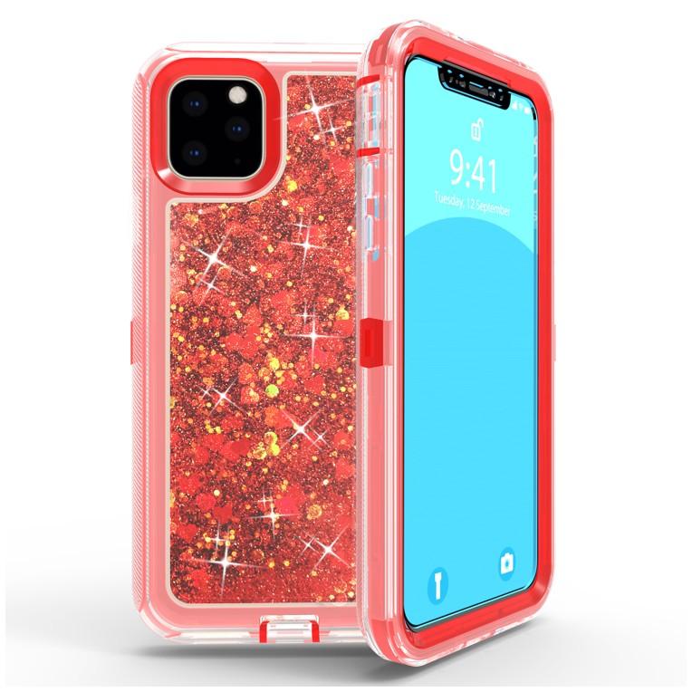Liquid Protector Case for iPhone 12 / 12 Pro (6.1) - Red