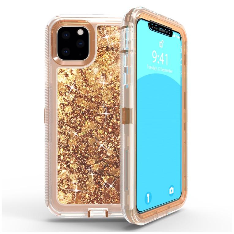 Liquid Protector Case for iPhone 12 / 12 Pro (6.1) - Rose Gold