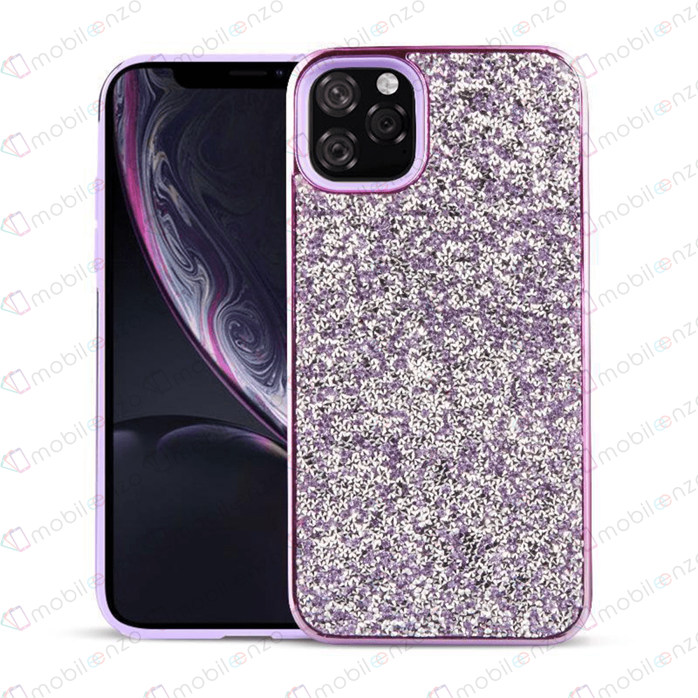 Color Diamond Hard Shell Case for iPhone 12 Pro Max (6.7) - Purple