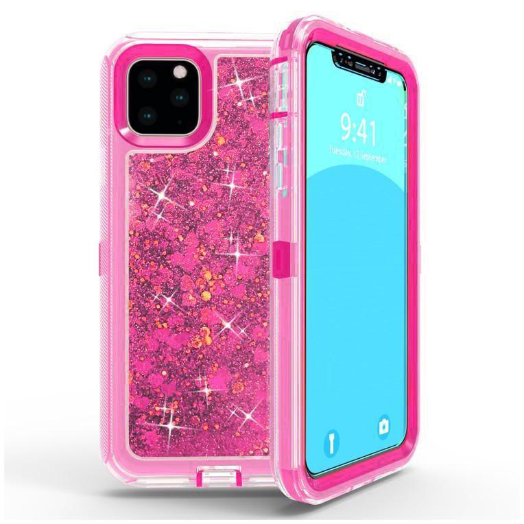 Liquid Protector Case for iPhone 12 Pro Max (6.7) - Hot Pink