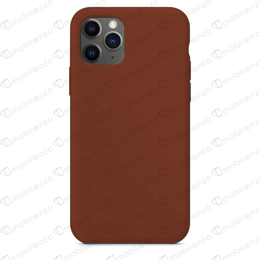 Premium Silicone Case for iPhone 12 Pro Max (6.7) - Brown