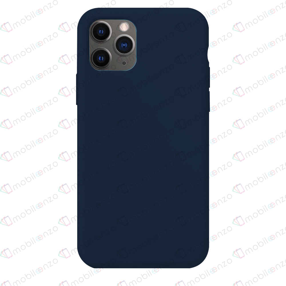 Premium Silicone Case for iPhone 12 Pro Max (6.7) - Darh Blue
