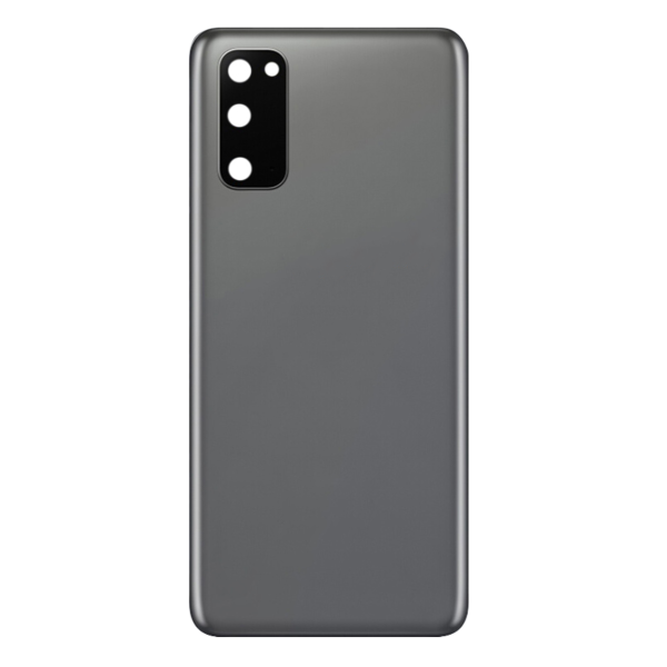 Back Cover Glass With Camera Lens For Samsung Galaxy S20 (No Logo) (Gray)