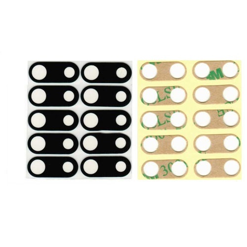 Back Camera Lens for iPhone 8P/7P  w/Adhesive (Glass Only) (10 Pcs)