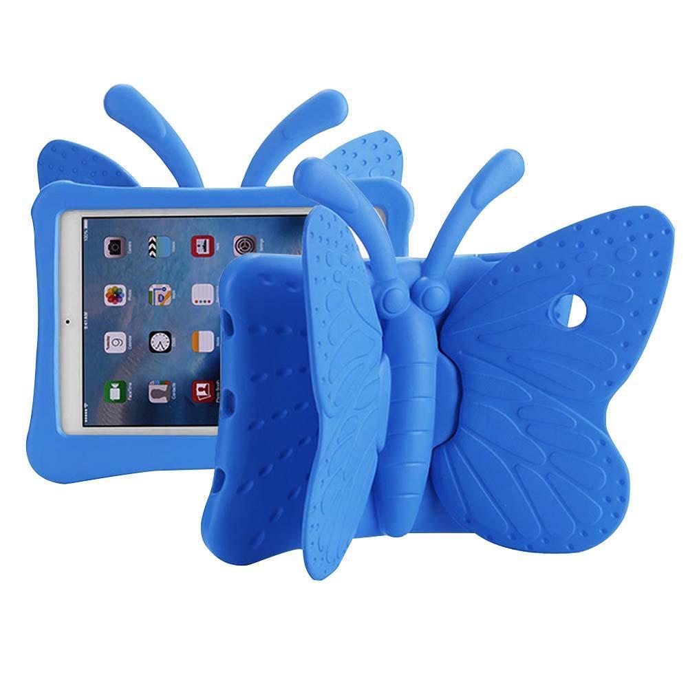 Butterfly Case  for iPad Air 1/Air 2/ 9.7/iPad 5 /iPad 6 - Blue