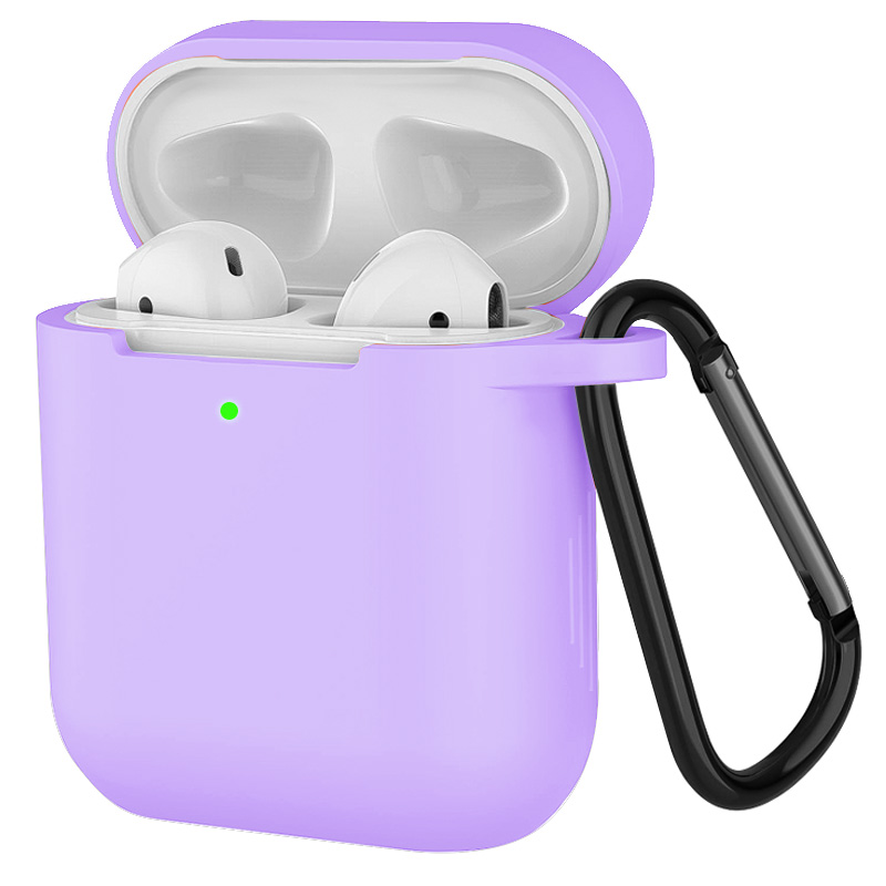 Premium Silicone Case for AirPods (1st & 2nd Gen) - Lilac