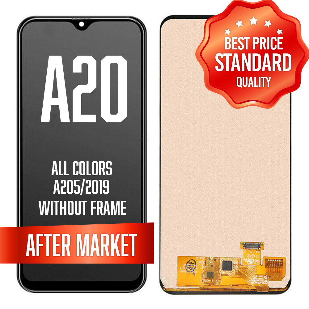 LCD Assembly for Galaxy A20 (A205/2019) w/out frame - All Colors (Standard Quality/INCELL)