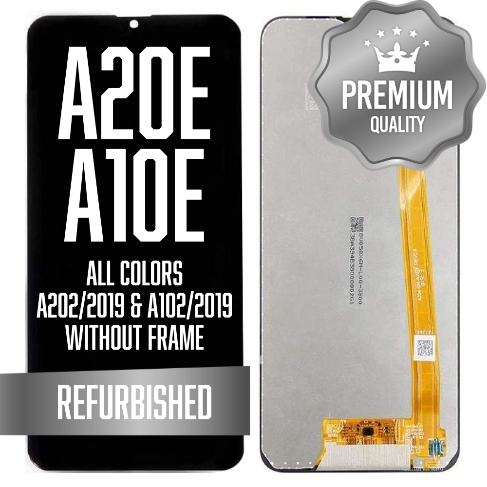 LCD Assembly For Samsung Galaxy A10E (A102 / 2019) / A20E (A202 / 2019) w/out frame (Refurbıshed) (All Colors)