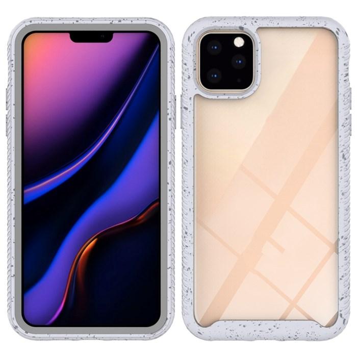 Sparkle Hard Shell 3N1 Back Case  for iPhone 11 Pro - White