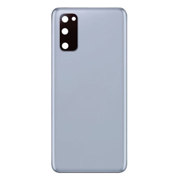 Back Cover Glass With Camera Lens For Samsung Galaxy S20 (No Logo) (Blue)