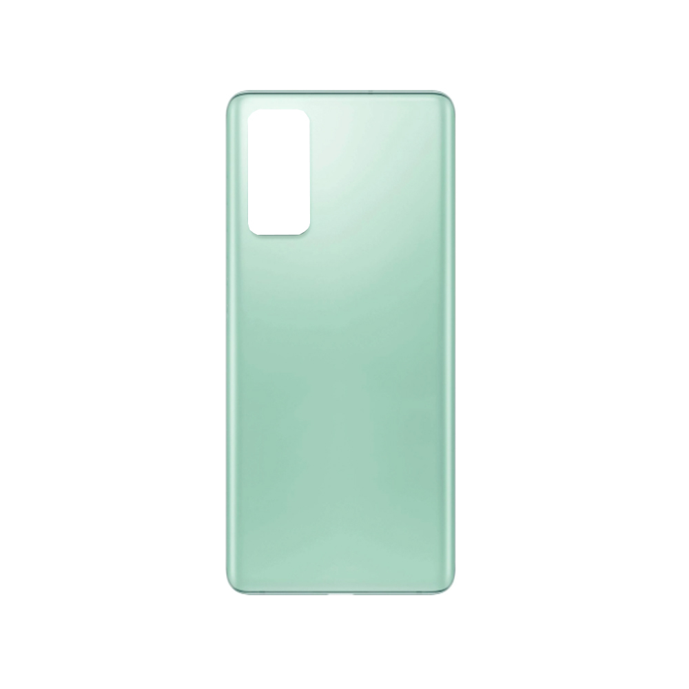 Back Cover Glass With Camera Lens For Samsung Galaxy S20 FE 5G (No Logo) (Green)