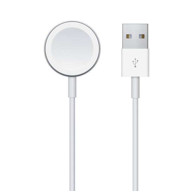 Apple Watch Magnetic Charging Cable (3.3 ft) for Series 1/2/3/4/5 (White)