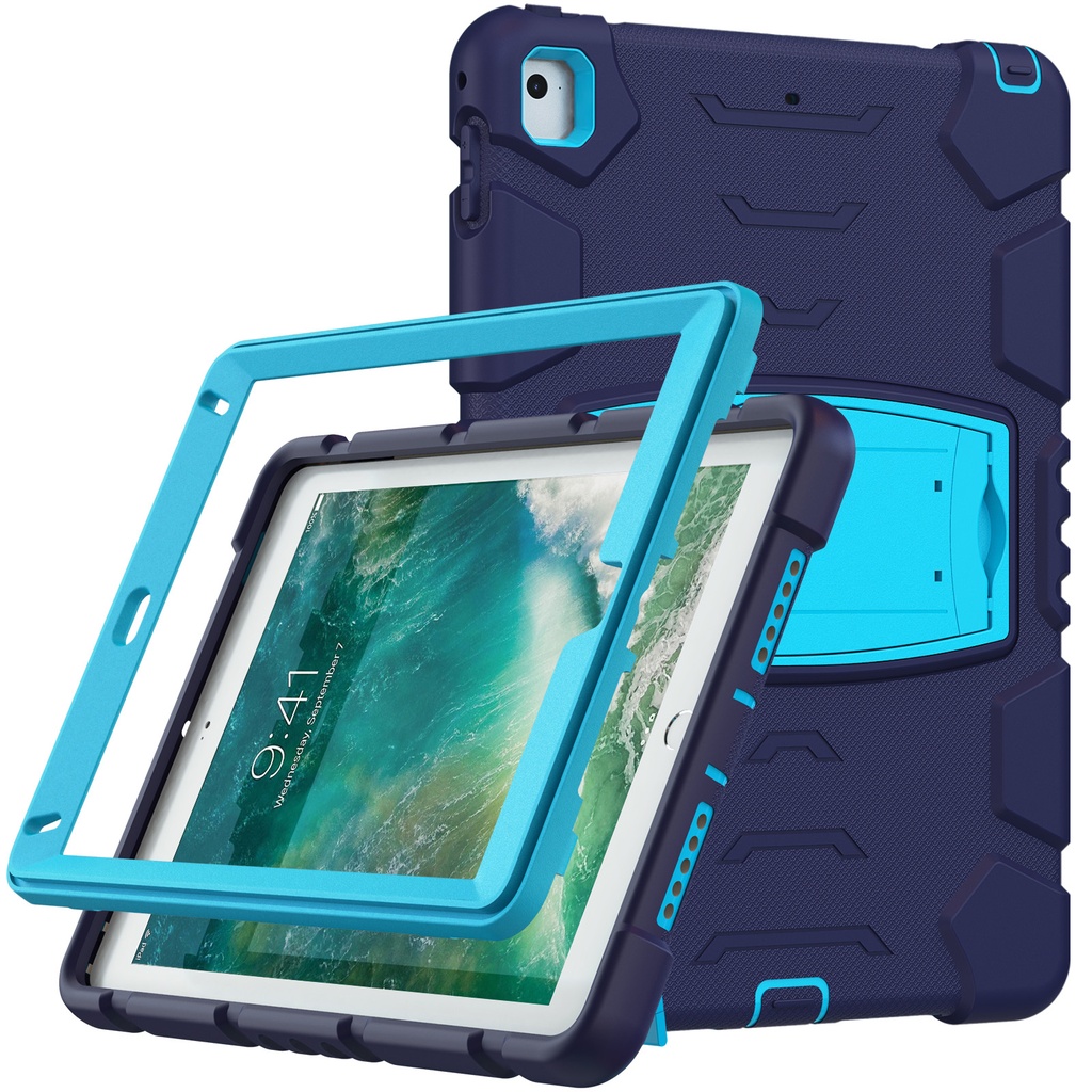 Heavy Duty Rugged Case for iPad 10.2 / 10.5  - Navy Blue