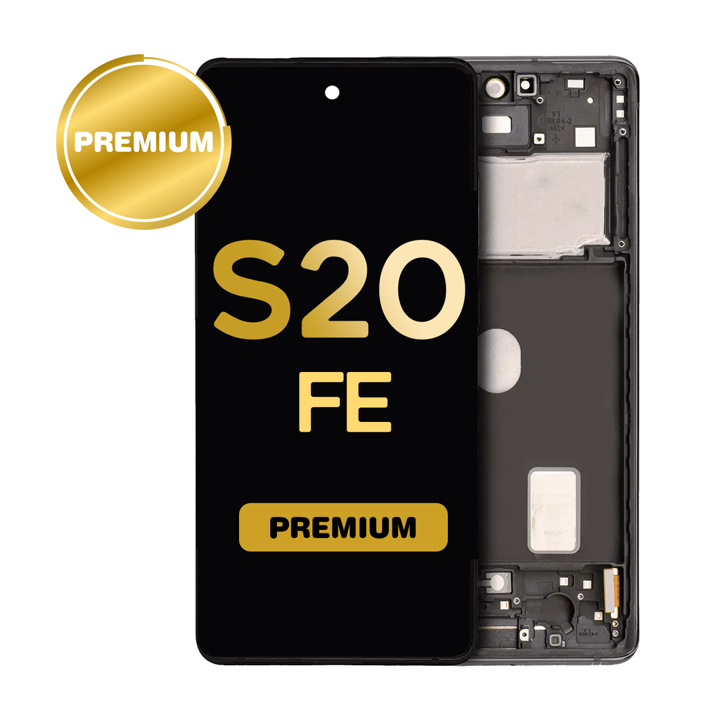 OLED Assembly for Samsung Galaxy S20 FE (G781) 5G with Frame - Cloud Navy (Premium)