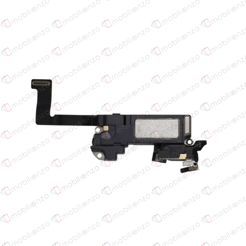 Earpiece Speaker And Proximity Sensor With Flex Cable For iPhone 12 / 12 Pro (Soldering Required For Face ID Functionality) (Premium)