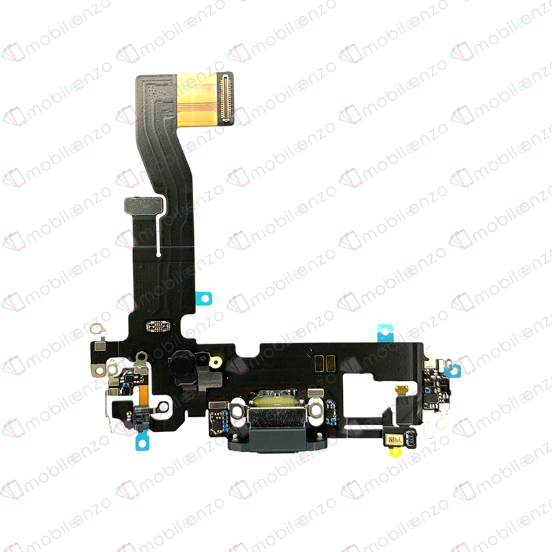 Charging Port Flex Cable For iPhone 12 / 12 Pro (Pacific Blue) (Premium)