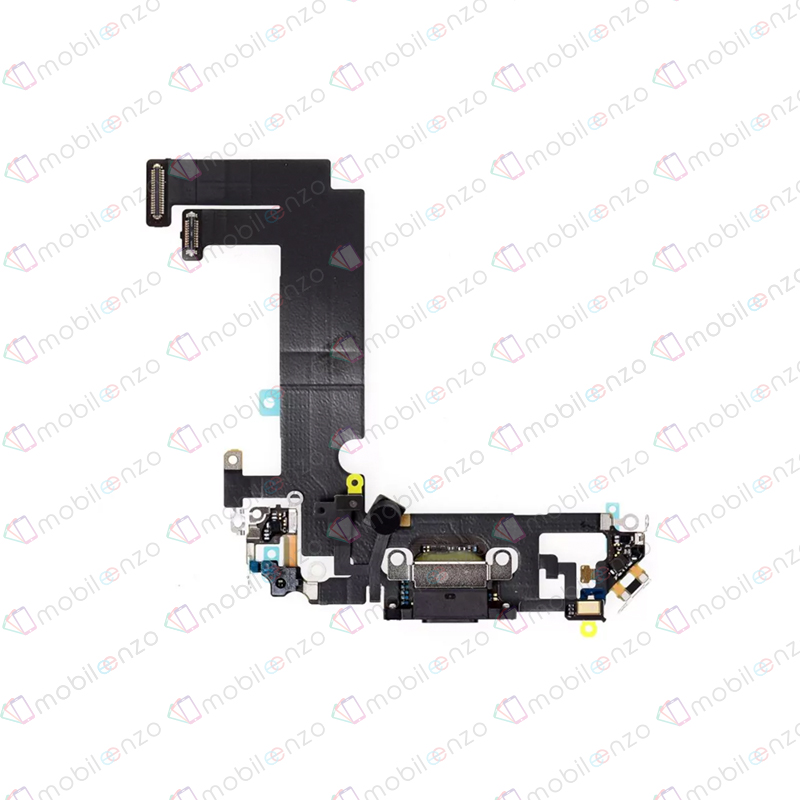 Charging Port Flex for iPhone 12 Mini - Black (Premium)