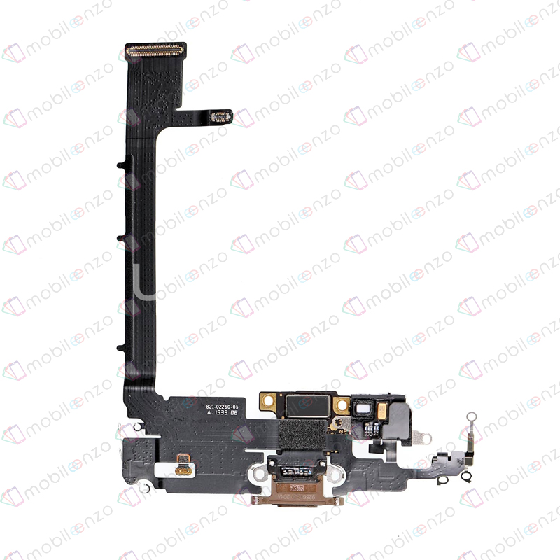 Charging Port Flex Cable For iPhone 11 Pro Max - Gold (Premium)