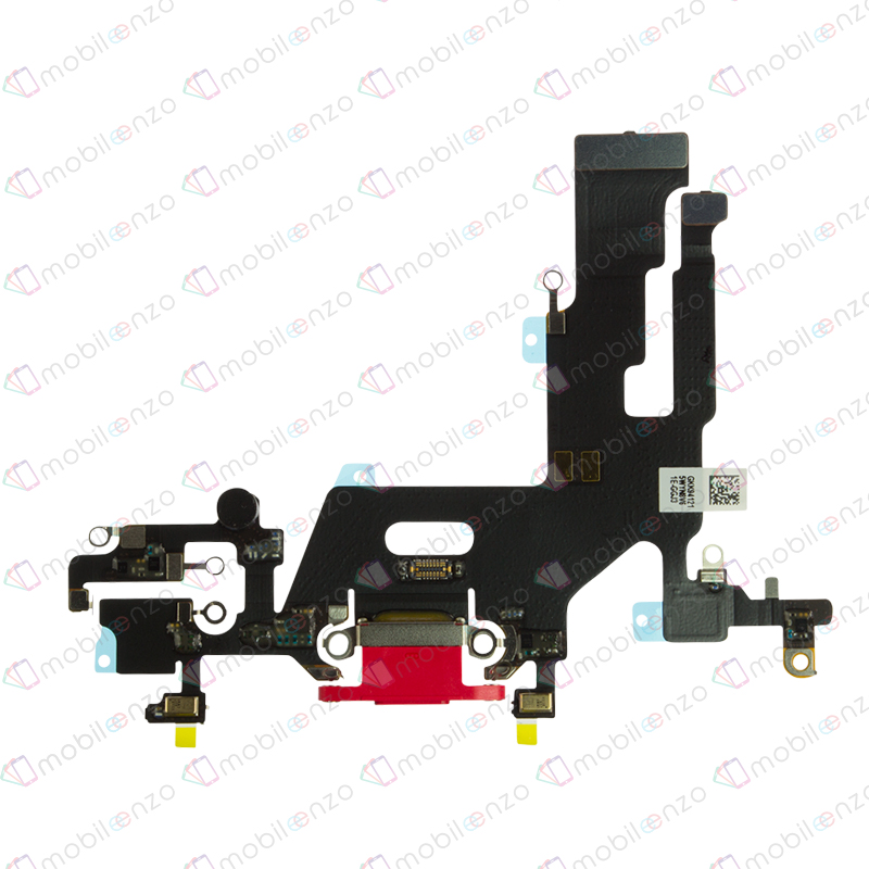 Charging Port Flex Cable For iPhone 11 - Red (Premium)