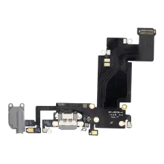 Charging Port Flex Cable For iPhone 6S Plus - Space Gray (Aftermarket)