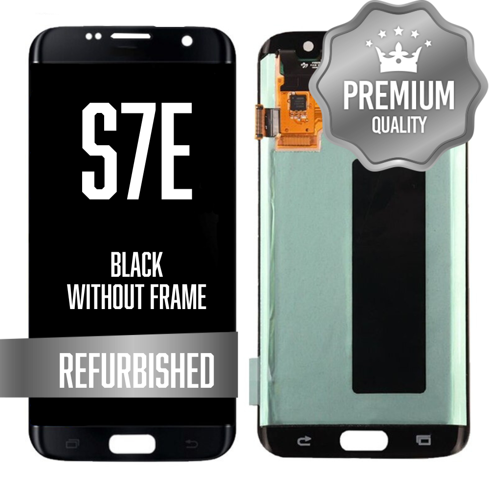 LCD for Samsung Galaxy S7 Edge Without Frame - Black (Refurbished)