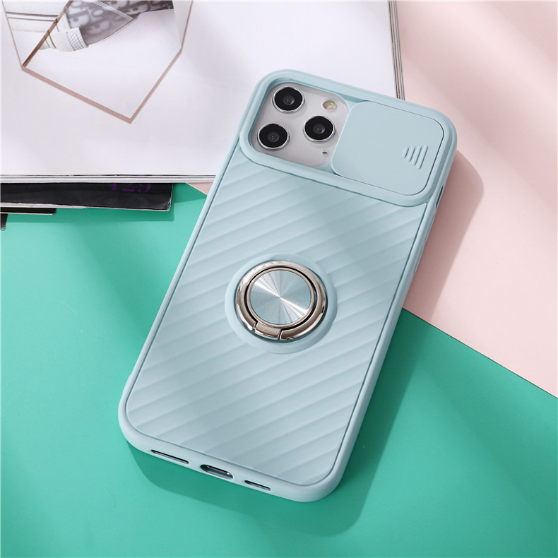 Camera Protector Ring Case for iPhone 11 Pro Max - Blue