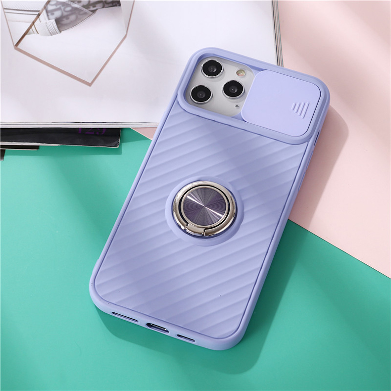 Camera Protector Ring Case for iPhone 11 Pro Max - Lilac