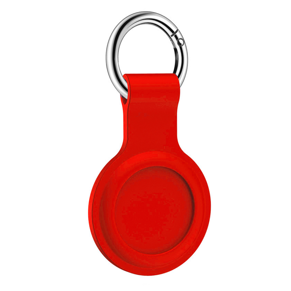 Silicone Airtag Key Chain - Red
