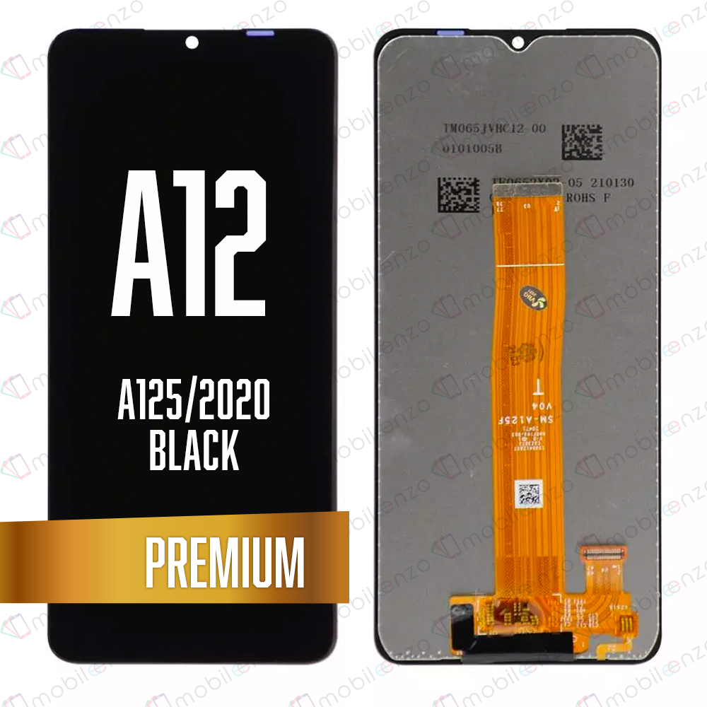LCD Assembly w/out frame for Galaxy A12 (A125/2020) - All Colors (Premium/Refurbished)