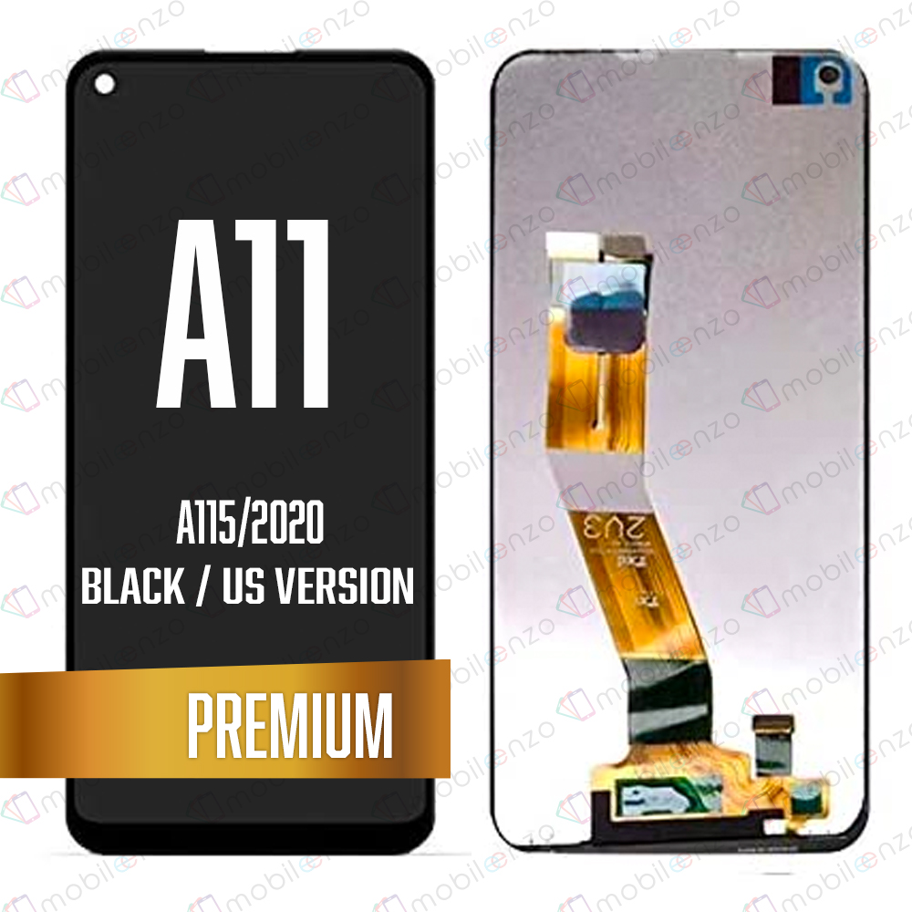 LCD Assembly for Galaxy A11 (A115/2020) - Black (Premium/Refurbished) (US Version)