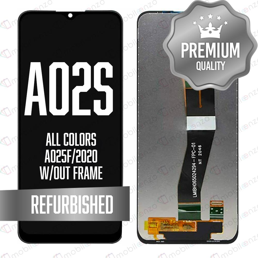LCD Assembly w/out frame for Galaxy A02S (A025F/2020) - All Colors (Premium/Refurbished) (International Version)