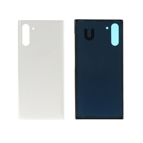 Back Cover Glass For Samsung Galaxy Note 10 - (No Logo) (Auro White)