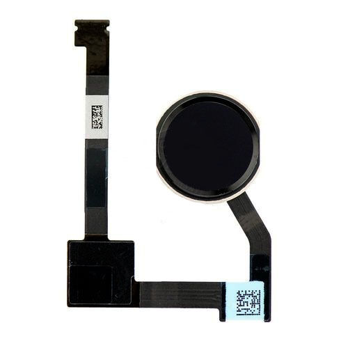 Home Button With Flex Cable For iPad Pro 12.9 (1st Gen) / Air 2 (Biometrics May Not Work)  (Black) (Premium)