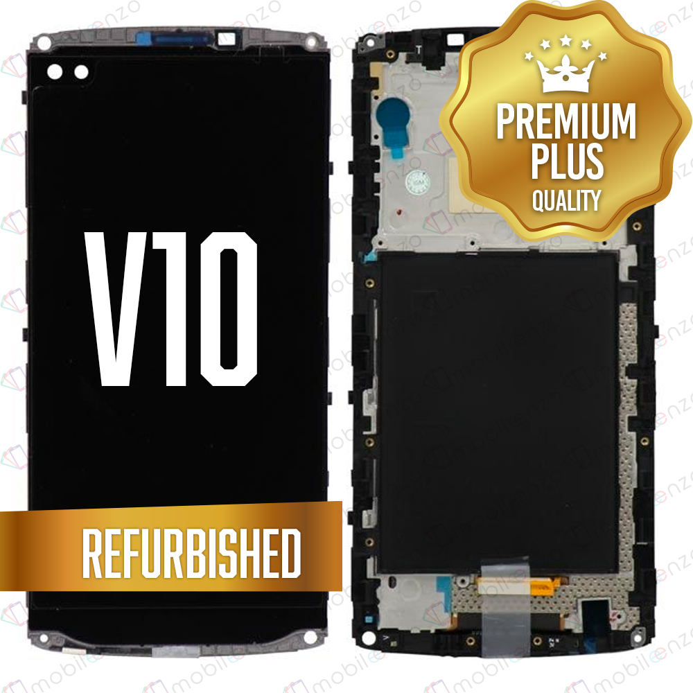 LCD ASSEMBLY WITH FRAME COMPATIBLE FOR LG V10 (REFURBISHED) (BLACK)