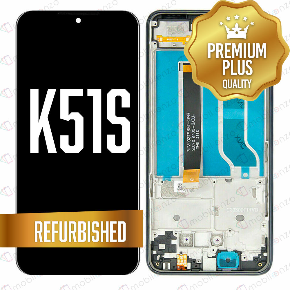 LCD Assembly With Frame For  LG K51S (Premium) (All Colors)
