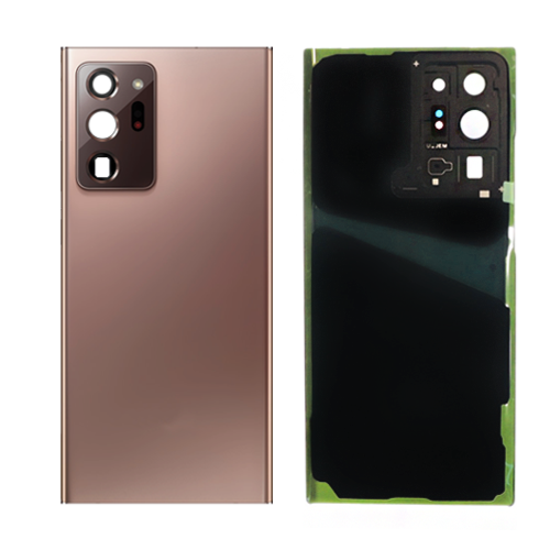 Back Cover Glass With Camera Lens For Samsung Galaxy Note 20 Ultra (No Logo)  (Bronze)