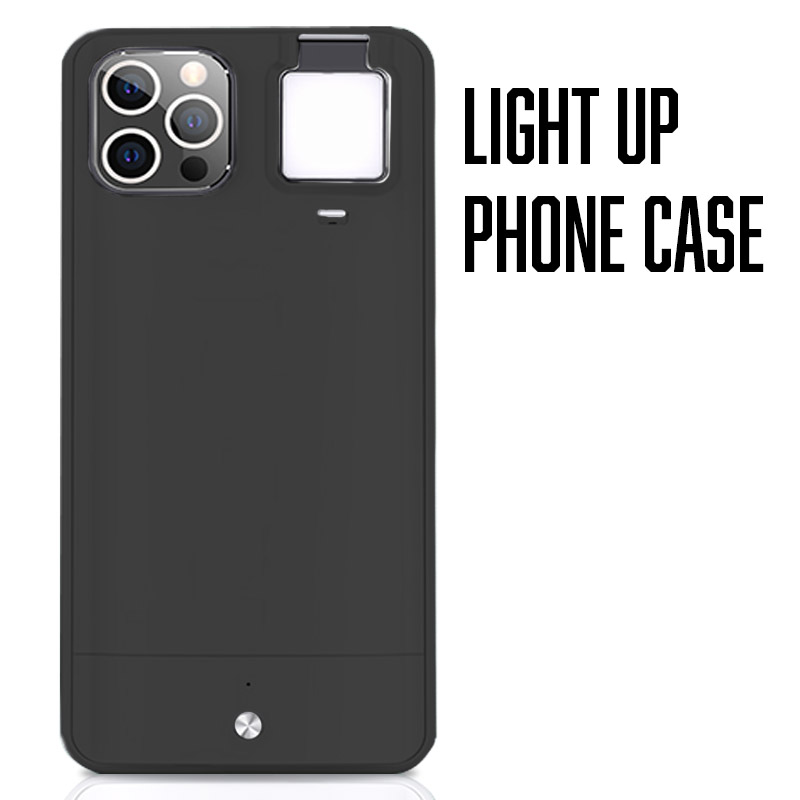 Selfie Light Phone Case for iPhone 11 Pro Max - Black